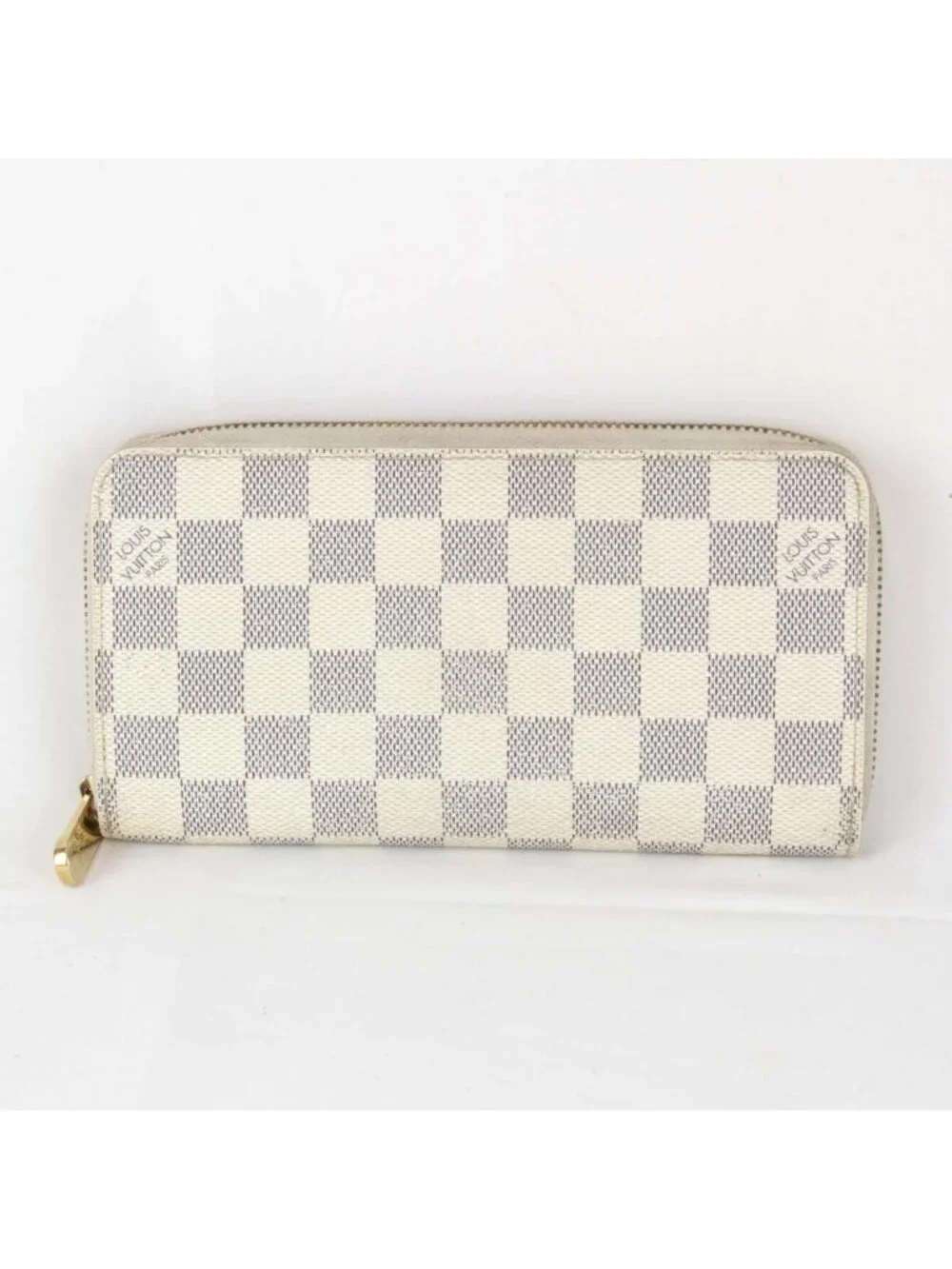 Louis Vuitton Zippy Wallet Damier Azur Canvas